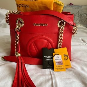 ❌SOLD! ❌ Mario Valentino Coral/Red shoulder bag